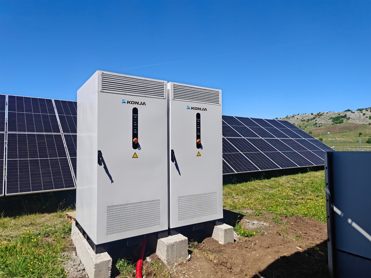 KONJA project — C&I energy storage at a PV power station, Europe
